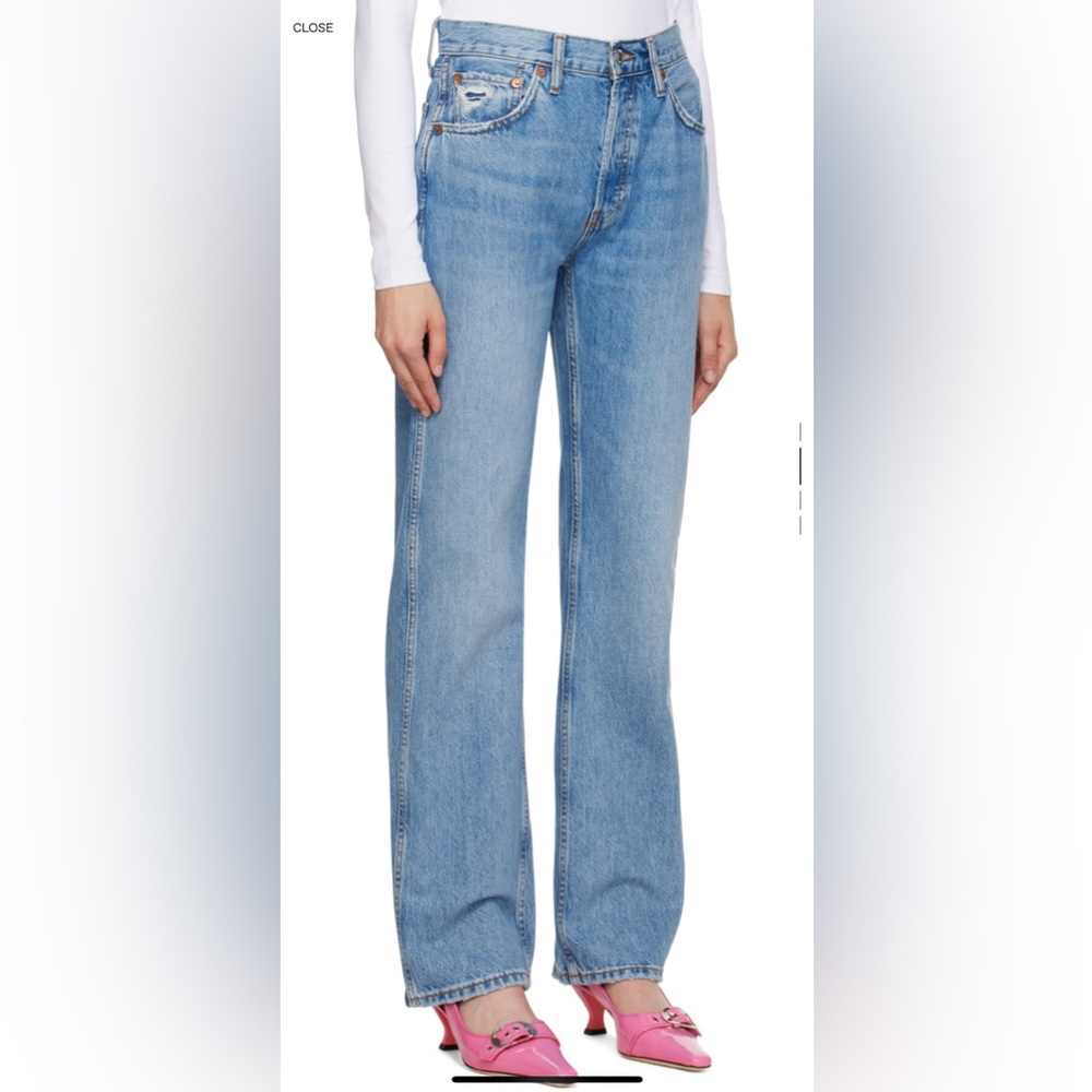RE/DONE
Blue High Rise Loose Jeans
